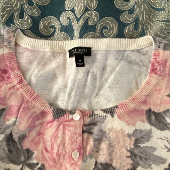 Talbots Floral Cardigan - Picture 3 of 7